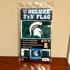Michigan State Flag, 3’x5’ NWT, MSU
